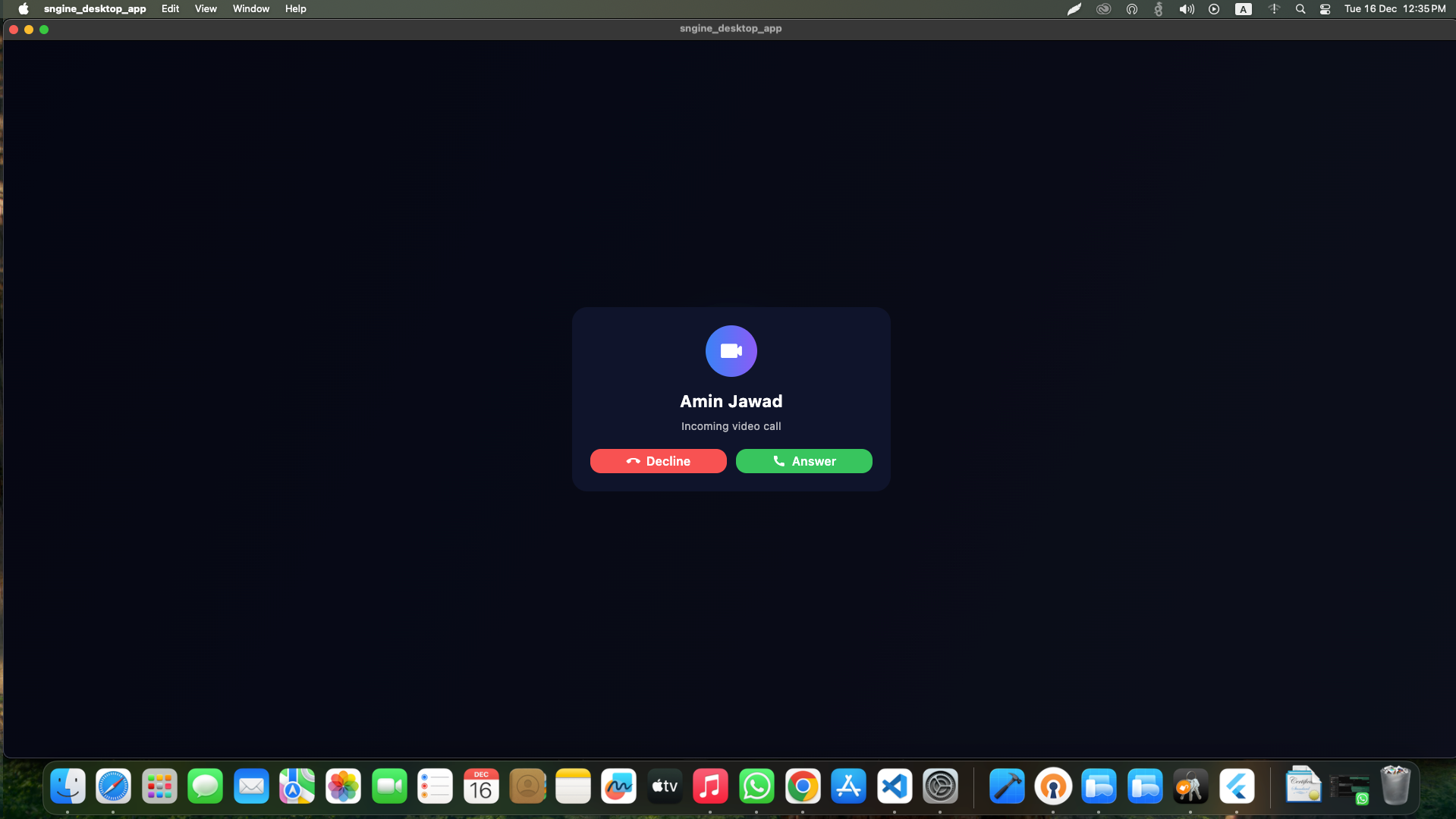 Sngine Pro Messenger Desktop (Windows / macOS / Linux) preview